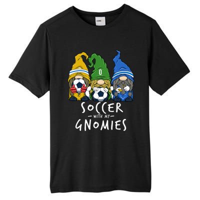 Soccer Gnomes Playing Soccer With My Gnomies Tall Fusion ChromaSoft Performance T-Shirt