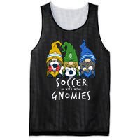 Soccer Gnomes Playing Soccer With My Gnomies Mesh Reversible Basketball Jersey Tank