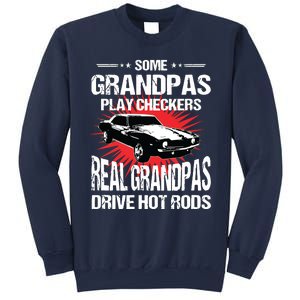 Some Grandpas Play Checkers Cars Racing Sweatshirt