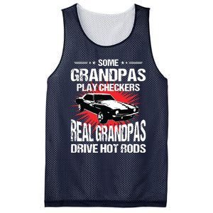 Some Grandpas Play Checkers Cars Racing Mesh Reversible Basketball Jersey Tank