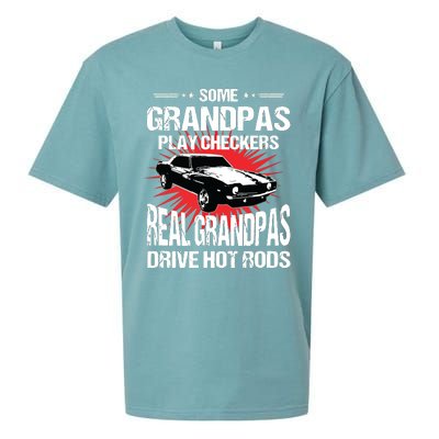 Some Grandpas Play Checkers Cars Racing Sueded Cloud Jersey T-Shirt