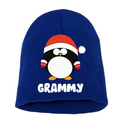 Santa Grammy Penguin Christmas Family Matching Costume Gift Short Acrylic Beanie