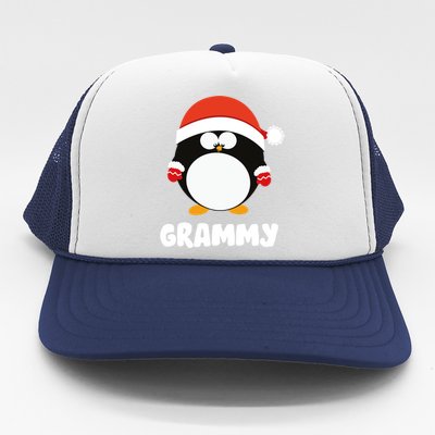 Santa Grammy Penguin Christmas Family Matching Costume Gift Trucker Hat