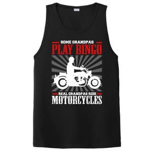 Some Grandpas Play Bingo Real Grandpas Ride Motorcycles Cool Gift PosiCharge Competitor Tank