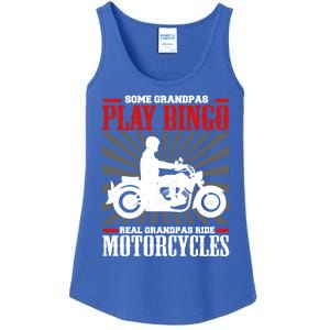 Some Grandpas Play Bingo Real Grandpas Ride Motorcycles Cool Gift Ladies Essential Tank