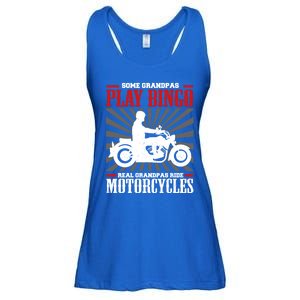 Some Grandpas Play Bingo Real Grandpas Ride Motorcycles Cool Gift Ladies Essential Flowy Tank