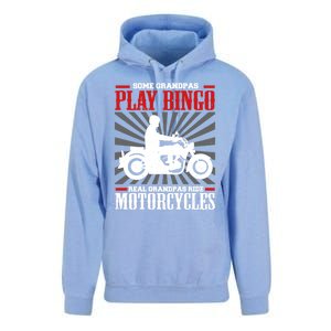 Some Grandpas Play Bingo Real Grandpas Ride Motorcycles Cool Gift Unisex Surf Hoodie