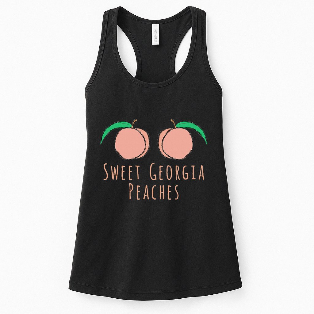 Sweet Georgia Peaches State Of Georgia Peach Womens Tank Top