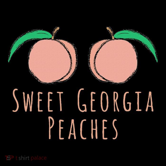 Sweet Georgia Peaches State Of Georgia Peach Kids T-Shirt