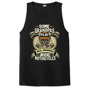 Some Grandpas Play Bingo Real Grandpas Ride Motorcycles Gift PosiCharge Competitor Tank