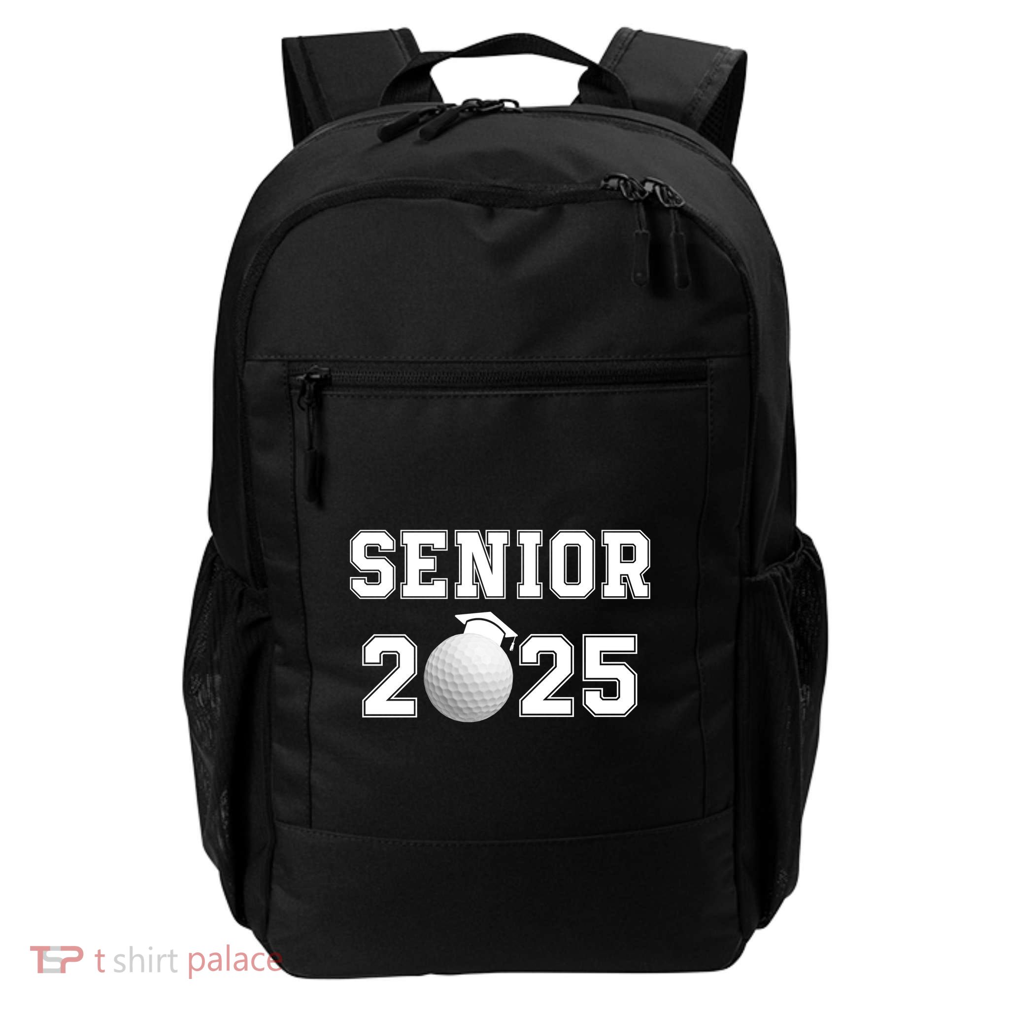 Senior Golf Player Class Of 2025 Senior High School Grad Senior Class Of 2025 Backpack