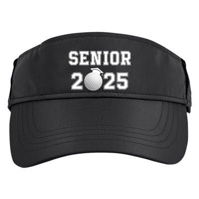 Senior Golf Player Class Of 2025 Senior High School Grad Senior Class Of 2025 Adult Drive Performance Visor