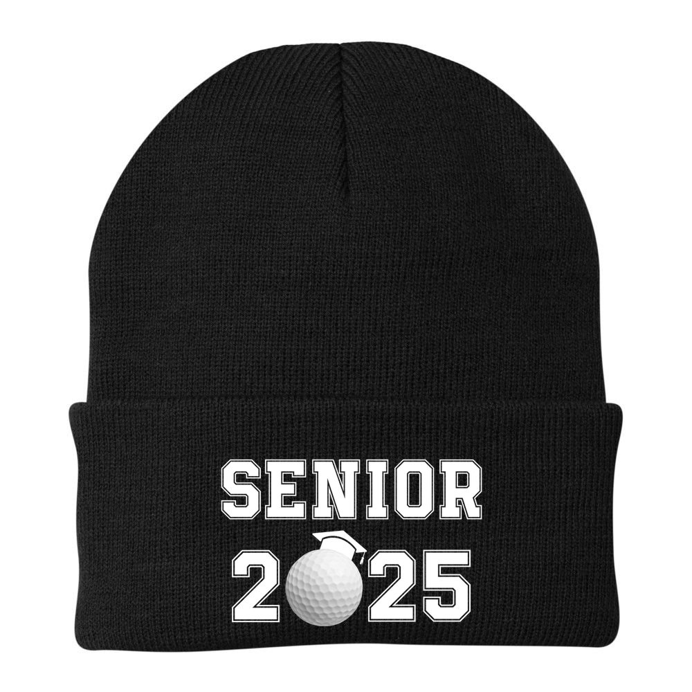 Senior Golf Player Class Of 2025 Senior High School Grad Senior Class Of 2025 Beanie