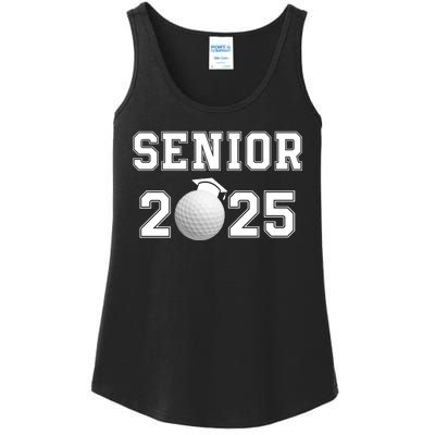 Senior Golf Player Class Of 2025 Senior High School Grad Senior Class Of 2025 Ladies Essential Tank