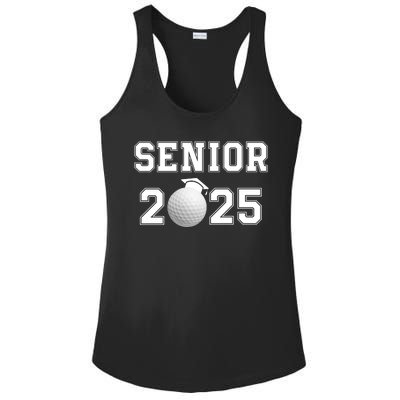 Senior Golf Player Class Of 2025 Senior High School Grad Senior Class Of 2025 Ladies PosiCharge Competitor Racerback Tank