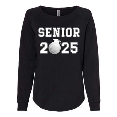 Senior Golf Player Class Of 2025 Senior High School Grad Senior Class Of 2025 Womens California Wash Sweatshirt