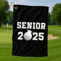 Senior Golf Player Class Of 2025 Senior High School Grad Senior Class Of 2025 Golf Towel