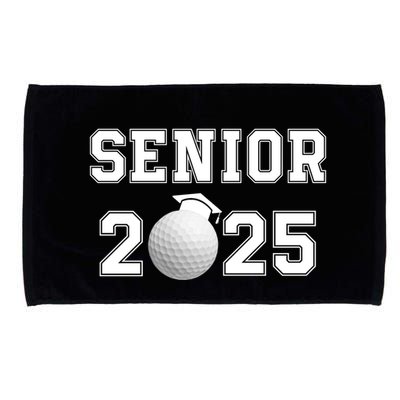 Senior Golf Player Class Of 2025 Senior High School Grad Senior Class Of 2025 Microfiber Hand Towel