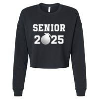 Senior Golf Player Class Of 2025 Senior High School Grad Senior Class Of 2025 Cropped Pullover Crew