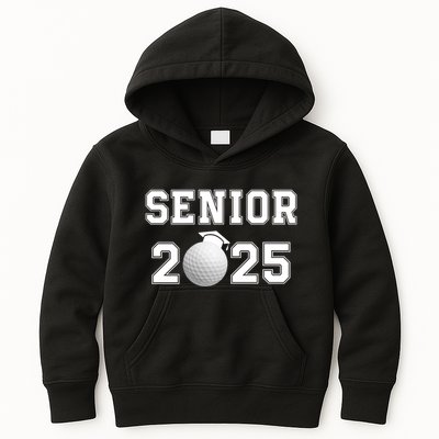 Senior Golf Player Class Of 2025 Senior High School Grad Senior Class Of 2025 Kids Hoodie