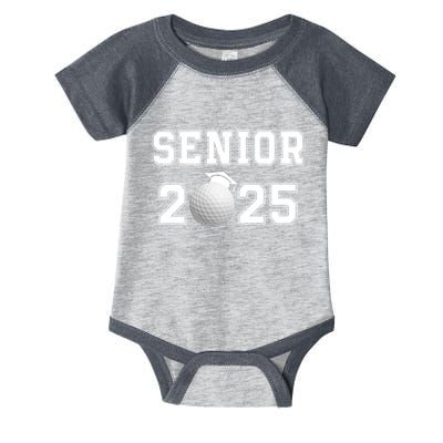 Senior Golf Player Class Of 2025 Senior High School Grad Senior Class Of 2025 Infant Baby Jersey Bodysuit
