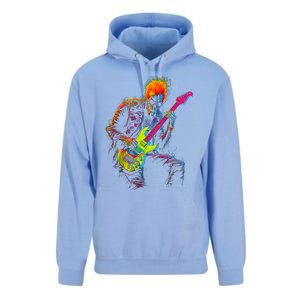 Skeleton Graphic Playing Guitar Rock Band Unisex Surf Hoodie