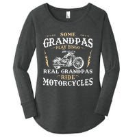 Some Grandpas Play Bingo Real Grandpas Ride Motorcycles Women's Perfect Tri Tunic Long Sleeve Shirt