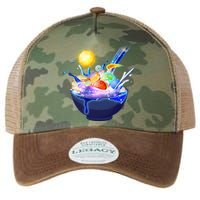 Space Galaxy Planets Cereal Bowl Legacy Tie Dye Trucker Hat