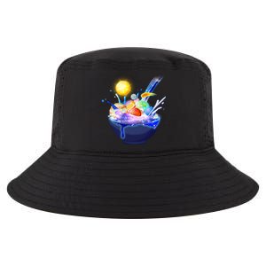 Space Galaxy Planets Cereal Bowl Cool Comfort Performance Bucket Hat