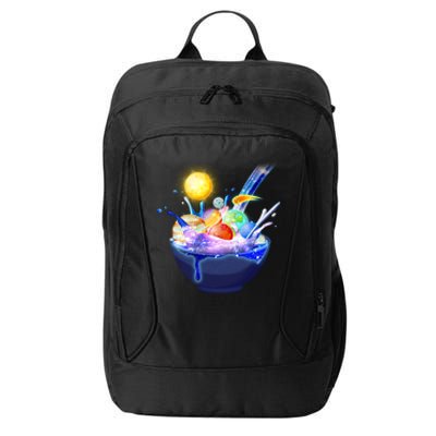 Space Galaxy Planets Cereal Bowl City Backpack