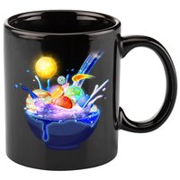 Space Galaxy Planets Cereal Bowl 11oz C Handle Ceramic Mug