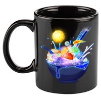 Space Galaxy Planets Cereal Bowl 11oz C Handle Ceramic Mug