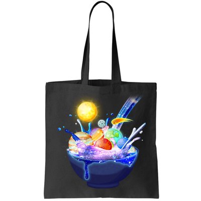 Space Galaxy Planets Cereal Bowl Bag