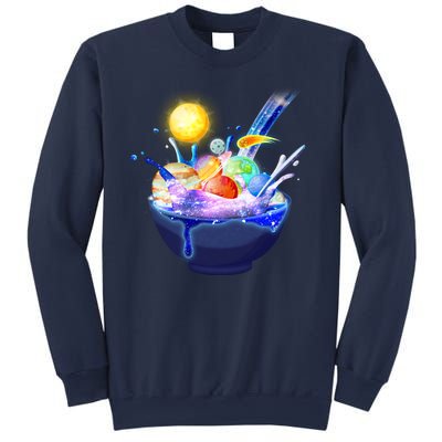 Space Galaxy Planets Cereal Bowl Sweatshirt