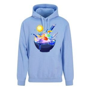 Space Galaxy Planets Cereal Bowl Unisex Surf Hoodie