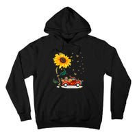 Sunflower Golden Retriever Head Funny Dog Tall Hoodie