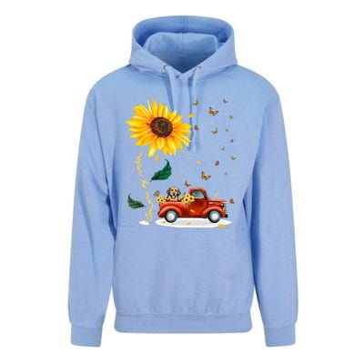 Sunflower Golden Retriever Head Funny Dog Unisex Surf Hoodie