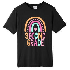 Second Grade Rainbow Girl Boy Teacher Cute 2nd Grade Squad Tall Fusion ChromaSoft Performance T-Shirt