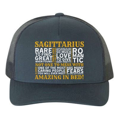 Sagittarius Gift Rare Characteristic Personality Trait Pun Gift Yupoong Adult 5-Panel Trucker Hat