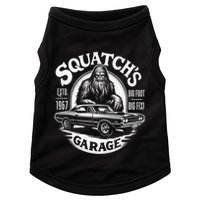 SquatchS Garage Retro – Sasquatch Bigfoot Funny Car Doggie Tank