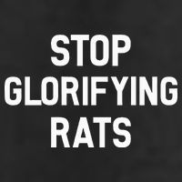 Stop Glorifying Rats Microfiber Hand Towel