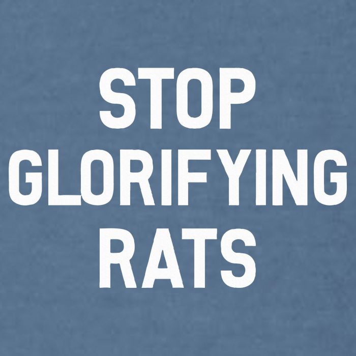 Stop Glorifying Rats Garment-Dyed Sweatshirt
