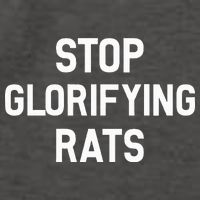 Stop Glorifying Rats Vector Backpack