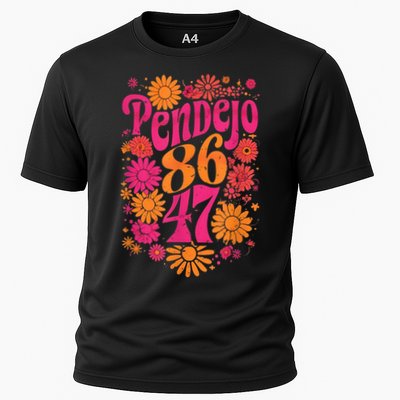 Subtle Groovy Retro Pendejo Floral Antitrump 8647 Protest Performance Shirt