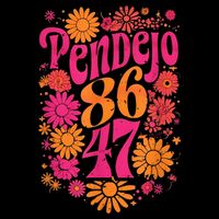 Subtle Groovy Retro Pendejo Floral Antitrump 8647 Protest 16 in Basic Backpack