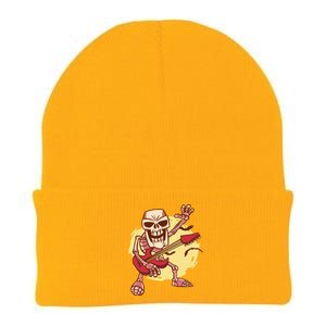 Skeleton Guitar Rock Knit Cap Winter Beanie