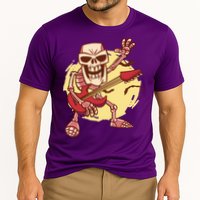 Skeleton Guitar Rock Cooling Performance Crew T-Shirt