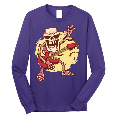 Skeleton Guitar Rock Long Sleeve Shirt