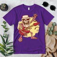 Skeleton Guitar Rock Premium T-Shirt
