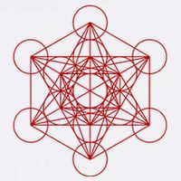 Sacred Geometry Red And Black Geometric Design Gothic Goth Mousepad